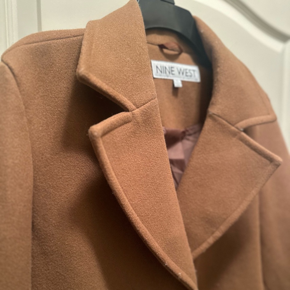 NWT Women’s Nine West Camel Trench Coat - Picture 9 of 14